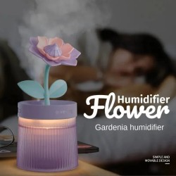 Mini USB Flower-Shaped Humidifier for Home, Office, and Dorm