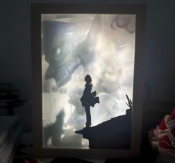 Attack on Titan Night Light Frame