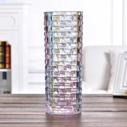 Simple And Luxury Wedding Symphony Stained Glass Vase