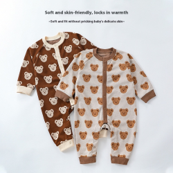 Baby Autumn Jumpsuit Knitted Bear