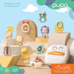 PUPA X TUMAMA Baby Rattle Teether Toy 10 in 1 + Box Baby Teether Toy Kids Included Set Box