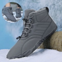 Outdoor Sports Cotton Winter Warm Slip-on Boots - Wear-resistant & Anti-Skid