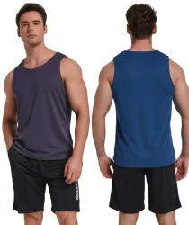 5-Pack Mens Muscle-Fitting Tank Tops - breathable, Durable & Quick-Dry - Casual Summer Vest for Gym, Workout & Outdoor Adventures