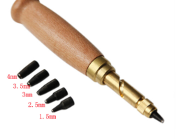 Rotary Punching Punchers Leather Craft Tools 6 pcs/Set