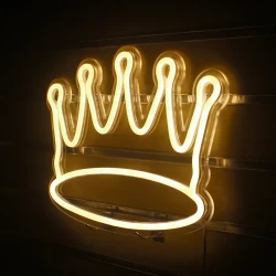 Hot Sale Internet Celebrity Atmosphere Luminous Crown Neon Light