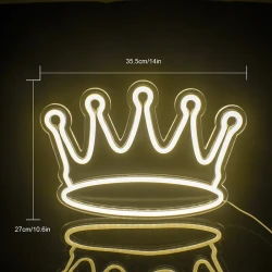 Hot Sale Internet Celebrity Atmosphere Luminous Crown Neon Light