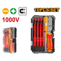 10PCS Interchangeable Insulated Hand Tools Set