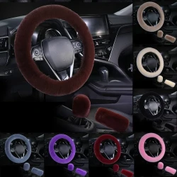 Universal Plush Car Steering Wheel Cover