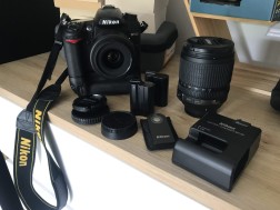 NIKON D7000 Digital Camera 16.2MP + Battery Grip + Nikon DX Lenses + Remote