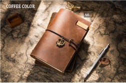 Handmade First Layer Cowhide Leather Binder