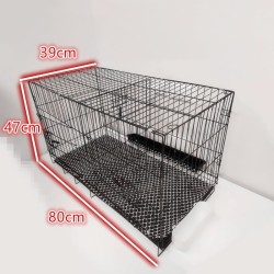 Chicken Coop 80CM Durable Collapsible Metal Cage