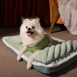 Plush and Velvet Waves Perfect Comfort Dog Bed 3 SIZES AVAILABLE