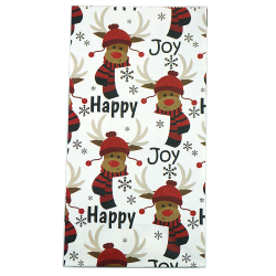 Foreign Trade New Christmas Spot Supply Cute Cartoon Paper Bag Children Snack Candy Packing Bag Paper Gift Bag