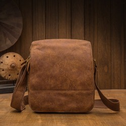 First Layer Cowhide Men's Messenger Casual Business Men's Bag