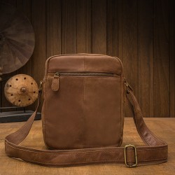 First Layer Cowhide Men's Messenger Casual Business Men's Bag