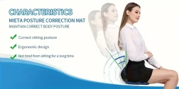 Ergonomic Lumbar Support Cushion: Relieves Pressure And Corrects Posture for Comfortable Sitting