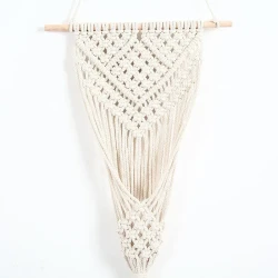 Woven Net Bag Flower Basket Wall