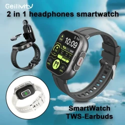 2-in-1 Smartwatch & TWS Earbuds