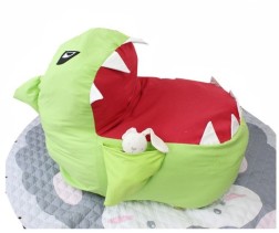 Shark children's plush toy storage bag bean bag lazy sofa baby chair