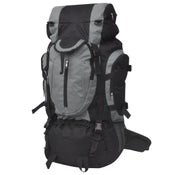 Vida XL Hiking Backpack XXL 75 L Black and GreyidaXL Hiking Backpack XXL 75 L Black and Grey