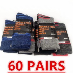 (60 Pairs) Women Thermal Crew/Work Socks Boot Socks Women SIZE 10-13