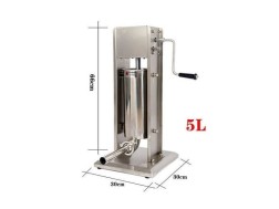 Commercial Sausage Stuffer Stainless Steel Sausage Maker Machine 5L