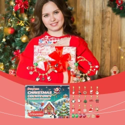 24-Grid Christmas Bracelet Making Kit