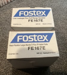 Fostex FE167E Full range driver