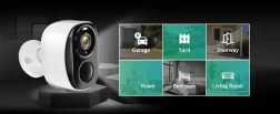 Wireless Security Camera, 2K Video Resolutions