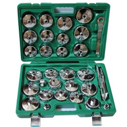 31 PCS Auto Oil Filter Socket Set Cap Removal Tool Compatible