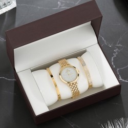 Luxury Watch Set Women's Gold Watch