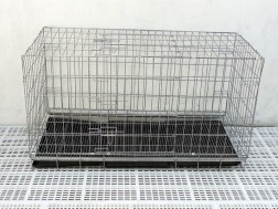 Dog Cage Width 130CM Durable Collapsible Metal Pet Cage