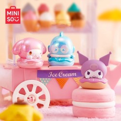 MINISO Sanrio Family Donut Series Candy Pellet Blind Box – Kawaii Surprise Toy, Desktop Decoration Model, Ideal Christmas Gift for Children