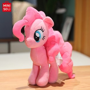 MINISO My Little Pony Anime Plush Doll Toys Prototype Cartoon Pinkie Pie and Fluttershy Soft Doll