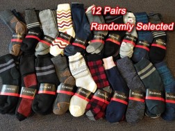 (12 Pairs) Bulk Sale Thick Socks Thermal Socks 5-8