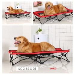 Pet Bed Mesh Cot Elevated Raised Indoor Sleeping M/L