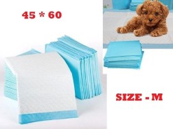 Puppy Training Pads Dog/Pet Training Pad Size M - (45X60CM , 50 pcs)