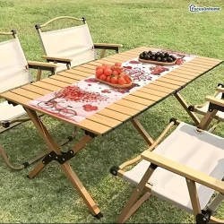 Compact Aluminum Alloy Folding Table