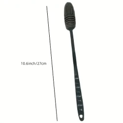 Ergonomic Long-Handle Silicone Brush - Durable & Flexible Deep Cleaning Brush for Bottles and Cups