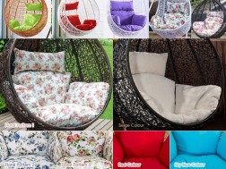 Cushion Pad Seat Set High Quality For Hanging Basket Chair Outdoor/Indoor Garden