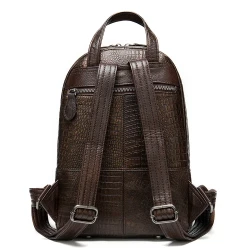 National style cowhide women's backpack