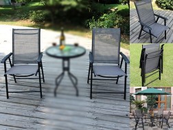 (2 Pieces) Foldable Outdoor Chairs