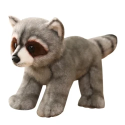 Simulation Cute Plush Raccoon Fox Doll Children's Favorite Animal Toys