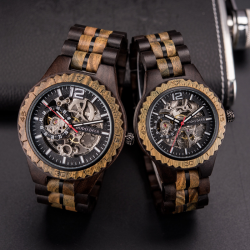 New Mechanical Wooden Watch