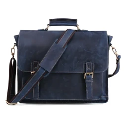 Genuine Leather Men's Business Briefcase