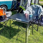 70cm Folding Camping Square Table Portable