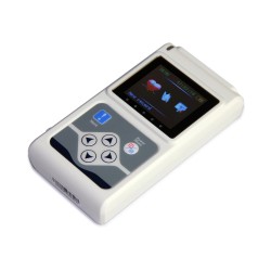 Handheld 24 Hours 3 Channel ECG EKG Holter Monitor System Contec TLC9803 PC Software