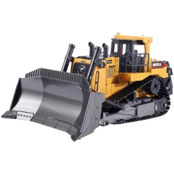 Electric Remote Control Forklift, Four-wheel Drive Bulldozer, Children's Alloy Engineering Vehicle Toy