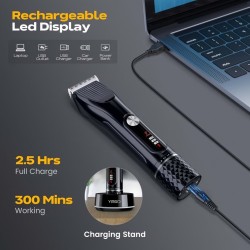 Men's Beard Trimmer Professional Adjustable Precision Trimmer, Hair Clipper, Electric Razor, Men's Beauty Set, Unique Trim Lengths, Anniversary Gifts, Birthday Gifts, Father's Day Gifts