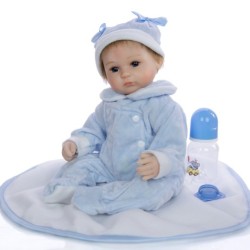 43cm Cloth Body Rebirth Doll Simulation Baby